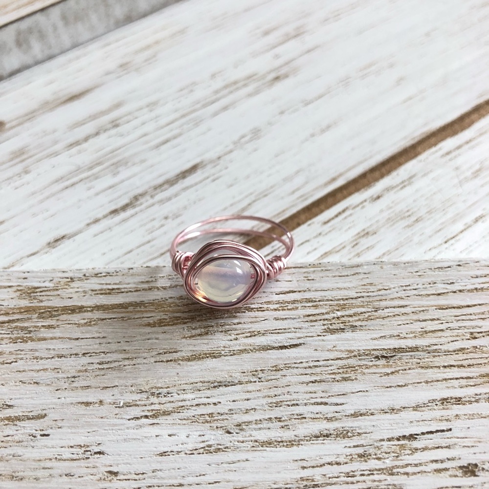 Handmade Opalite Ring - Picture 1 of 3